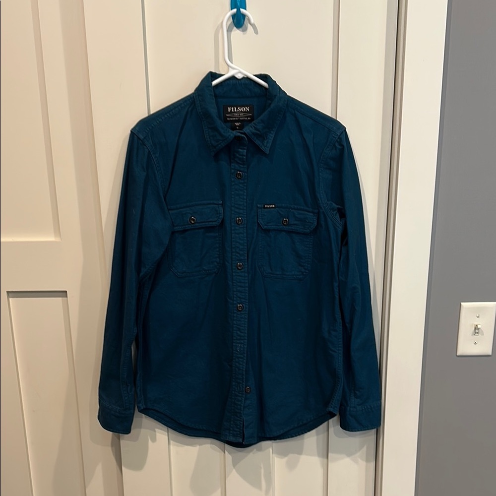Filson Blue Button-Up Shirt